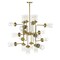 Z-Lite Calliope 20 Light Pendant, Foundry Brass & Clear 617-20FB - alternate 6